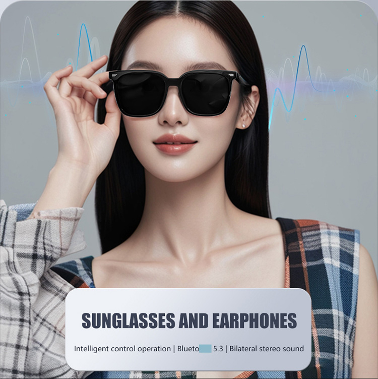 men sunglasses, women's sunglasses , custom logo sunglasses, sunglasses wireless speaker, music sunglasses, GS01 sunglasses wholesale, GS01 sunglasses , GS01 smart glasses, smart glasses earphones